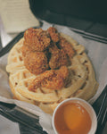 Waffles W/ Cauliflower Bites ( GF )
