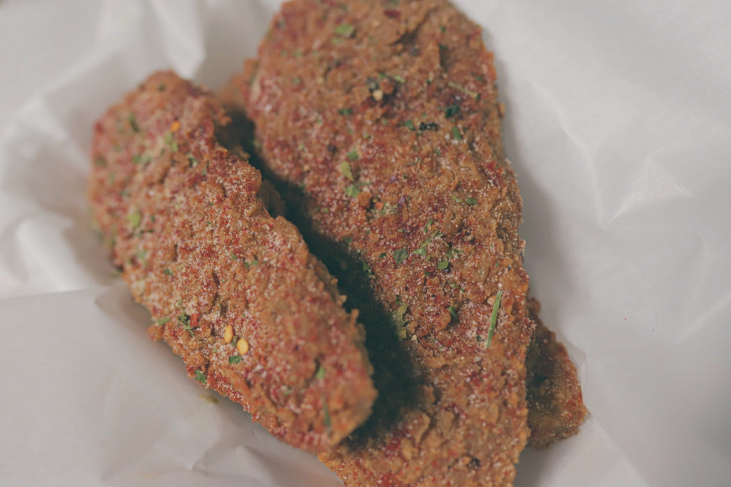 Fried Eggplant Slices ( GF )